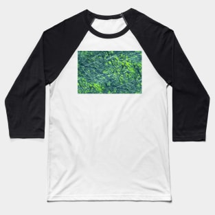 Emerald green marble color fancy Baseball T-Shirt